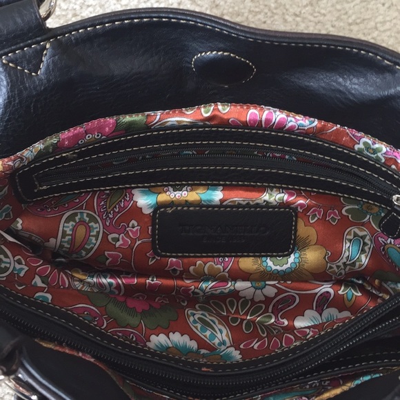 TIGNANELLO Medium Brown Shoulder Bag - Picture 5 of 7